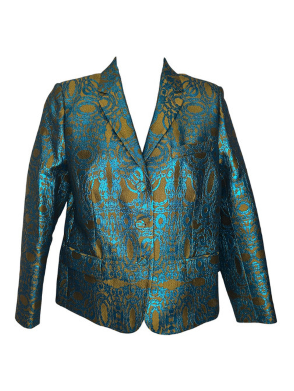 Dries Van Noten Metallic Jacquard Blazer